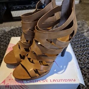 Chinese Laundry open toe heels